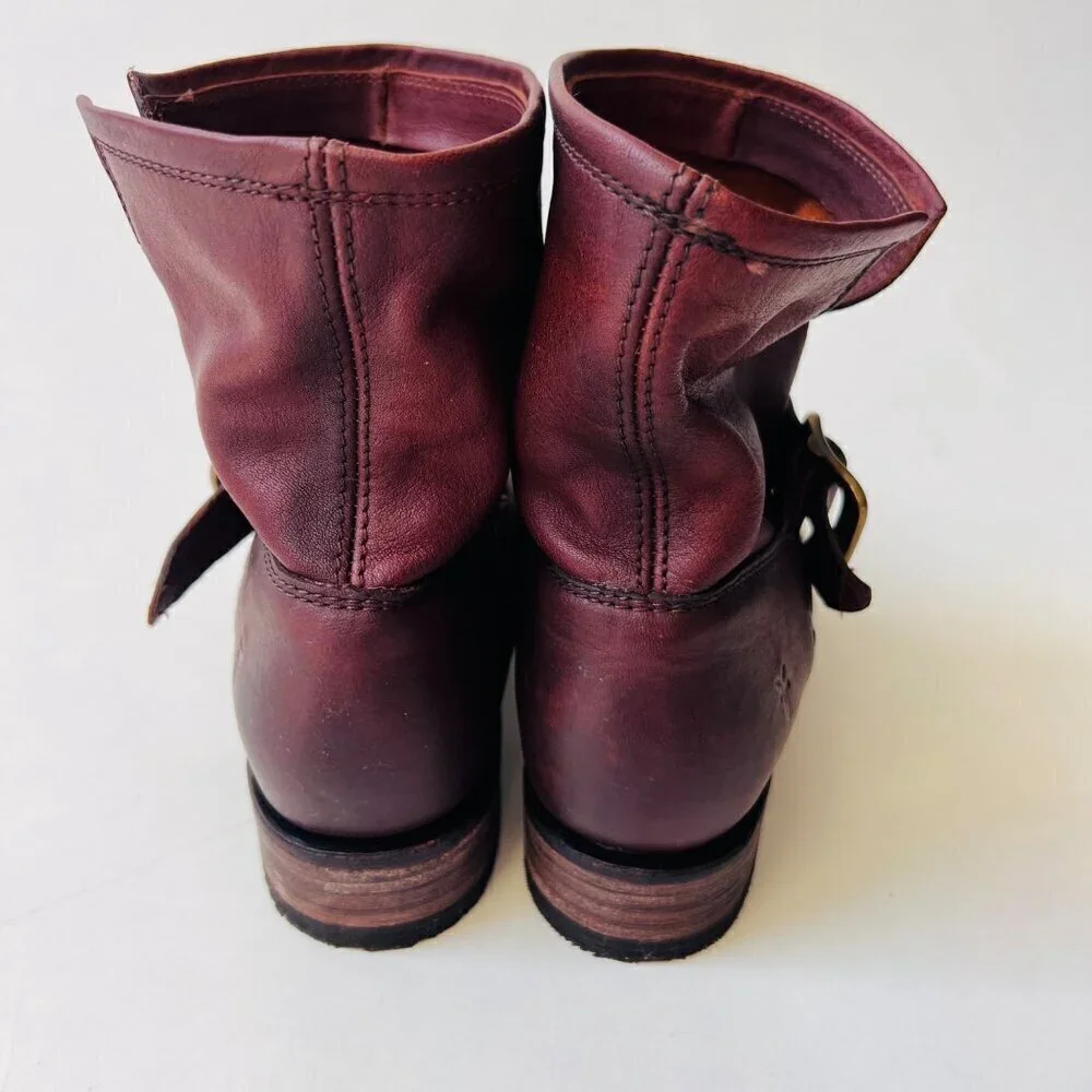 Frye Veronica booties, brown, Size 5.5
